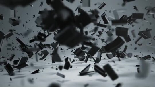 Elegant 3D Shatter Logo Reveal – Glass Break Intro – E415