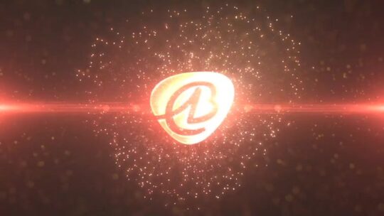 Glowing Particles Logo Animation – Dreamy 3D Intro – E255