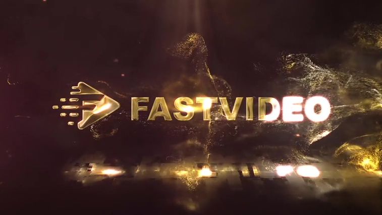 Gold Fluid E394 3 Gold Liquid Flame Logo Reveal – Cinematic Fire Flow – E394