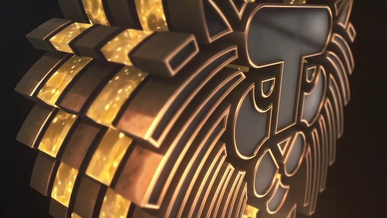 3D Gold & Silver E390 3 Gold & Silver 3D Logo Reveal – Luxury Metallic Intro – E390