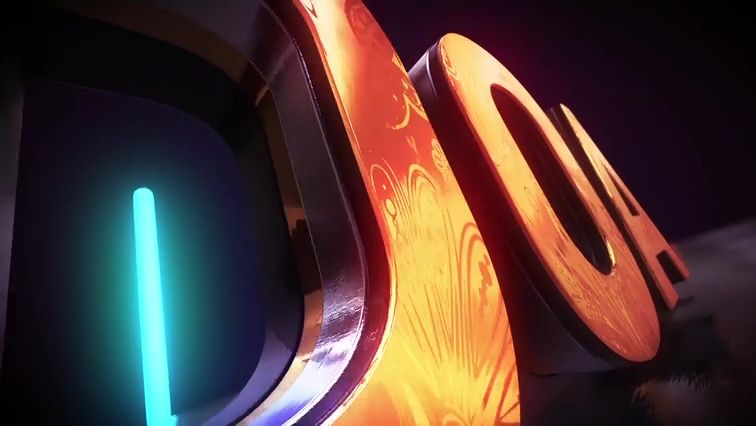 Golden Neon E498 3 Golden Neon Logo Intro – Futuristic Glow Reveal – E498